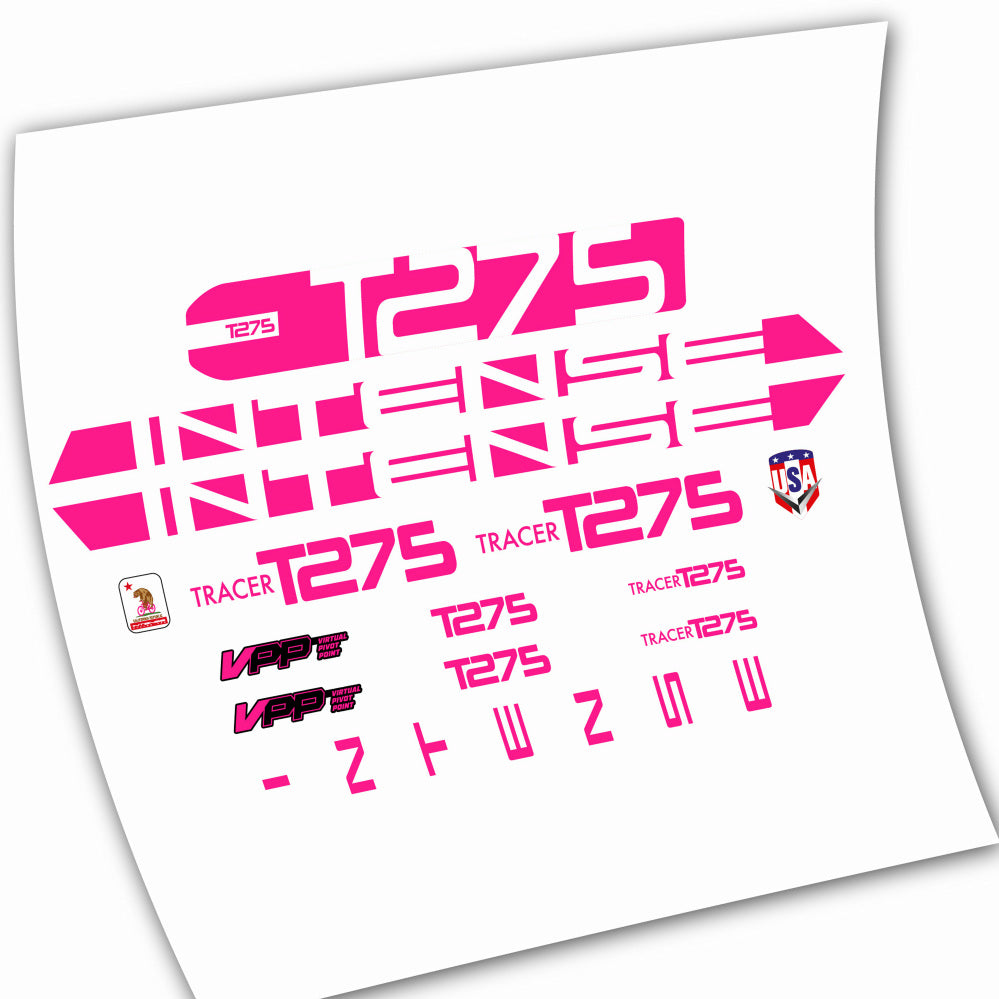 Stickers Intense T275 compatibles Autocollants cadre