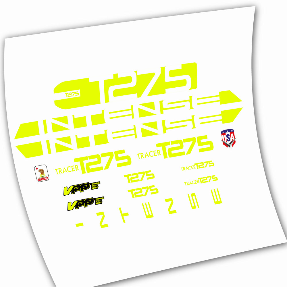 Stickers Intense T275 compatibles Autocollants cadre