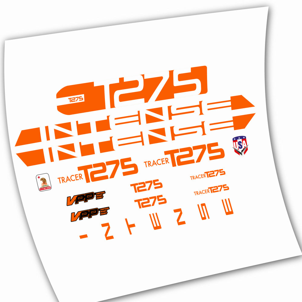 Stickers Intense T275 compatibles Autocollants cadre