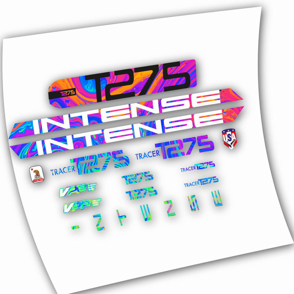 Stickers Intense T275 compatibles Autocollants cadre