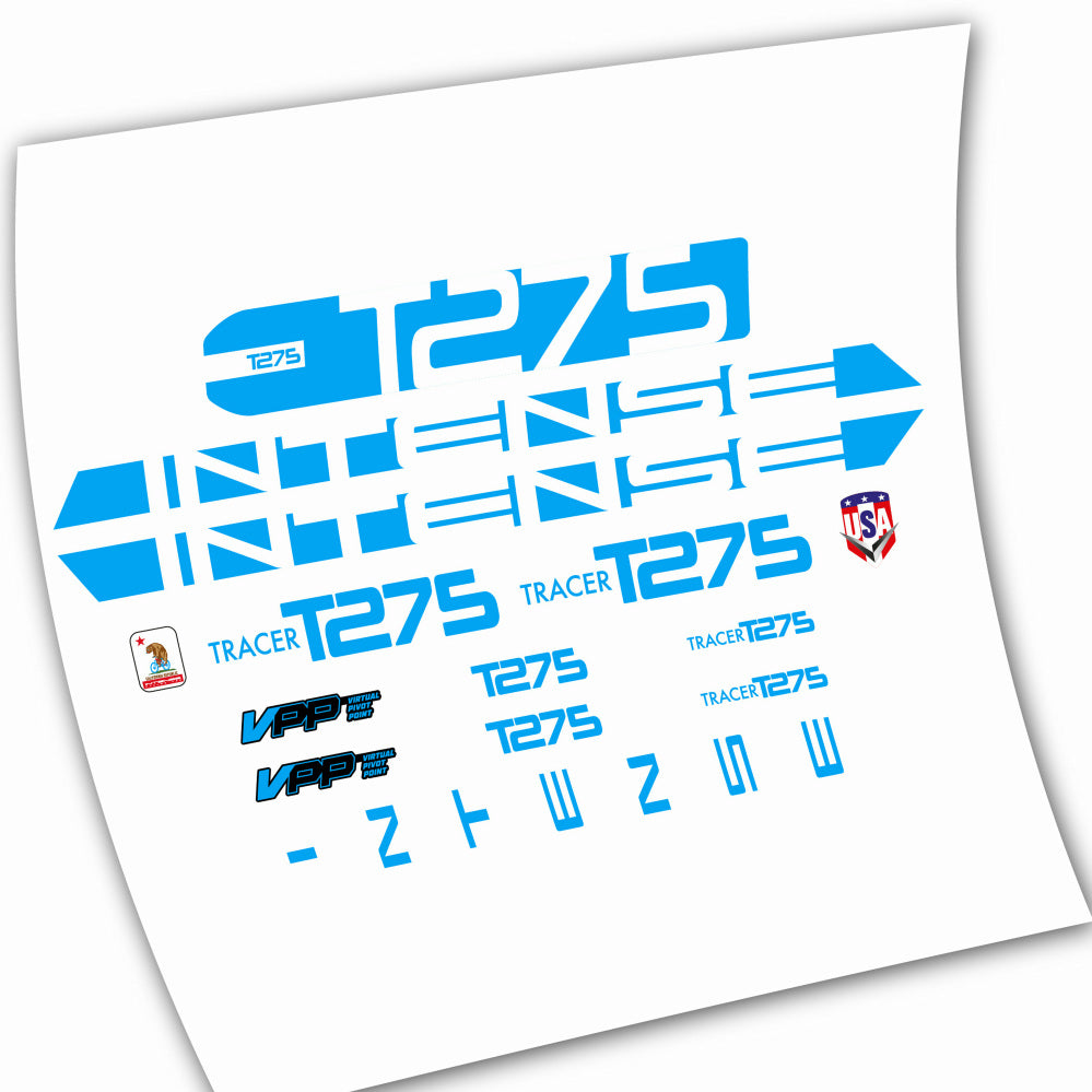 Stickers Intense T275 compatibles Autocollants cadre