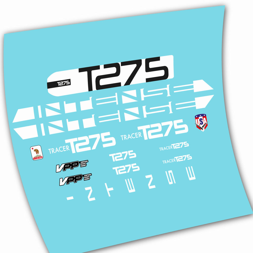 Stickers Intense T275 compatibles Autocollants cadre