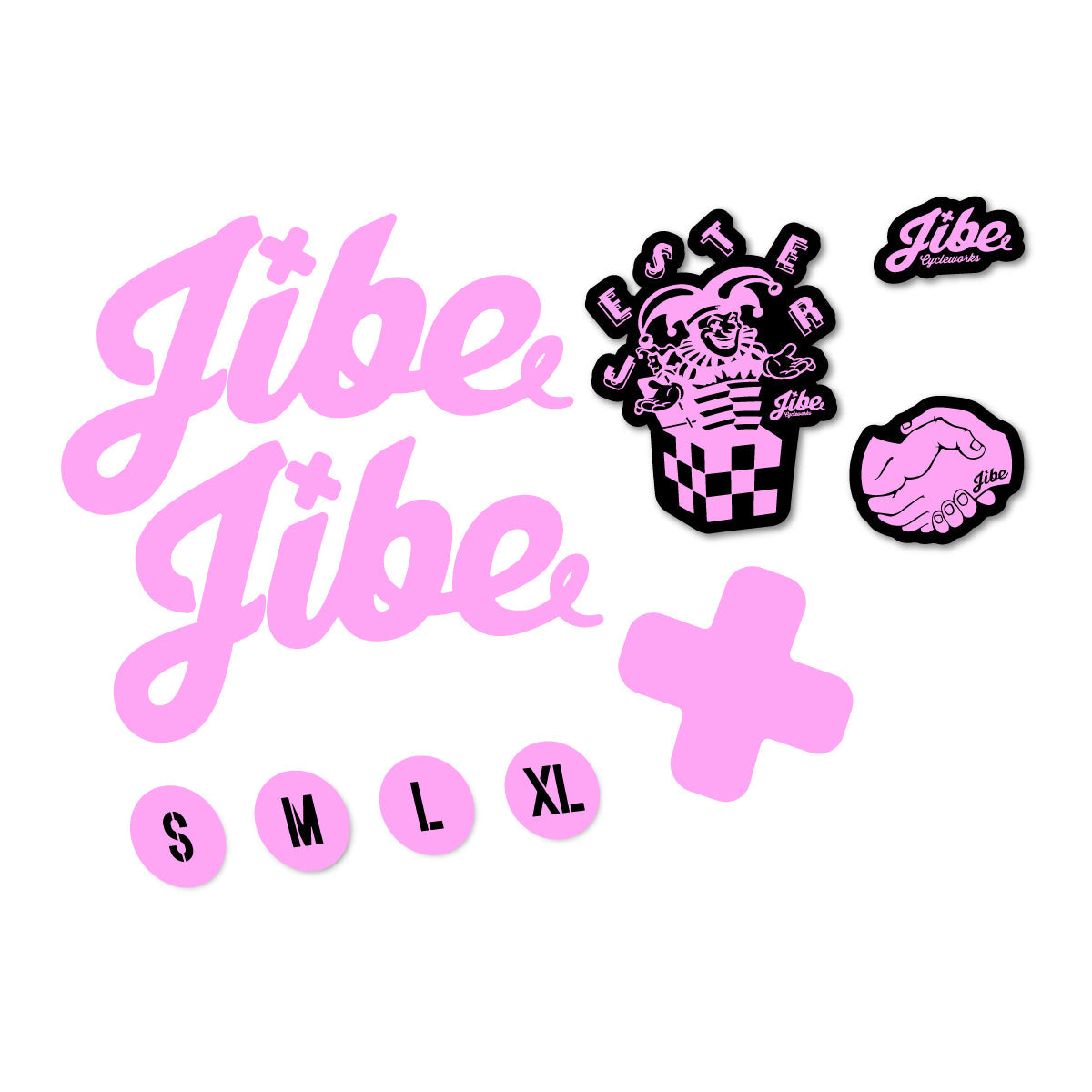 Light Lilac decal for Jibe Jester 2025-2026 frame – bike sticker vinyl