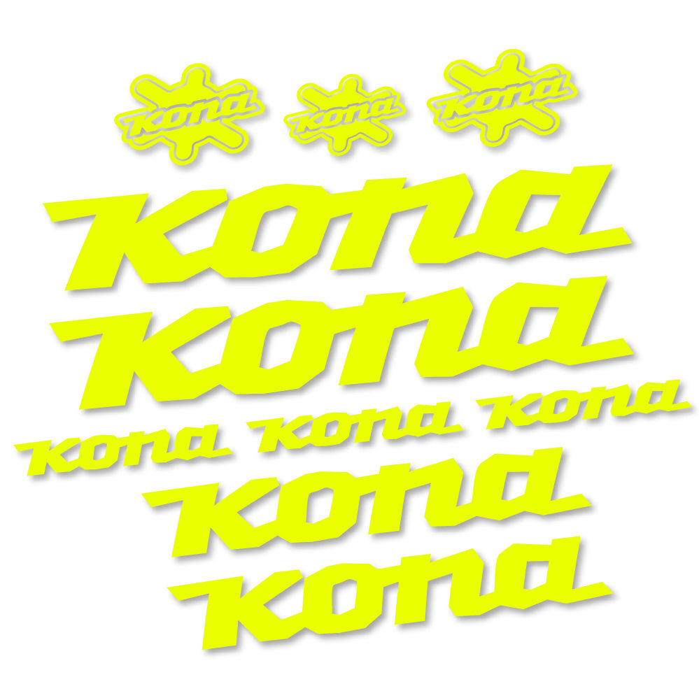 Stickers Kona compatibles Autocollants cadre