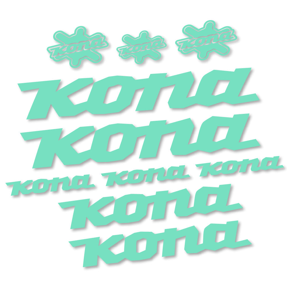 Stickers Kona compatibles - Autocollants cadre vélo