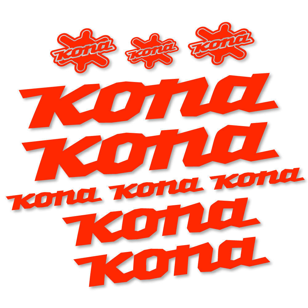 Stickers Kona compatibles Autocollants cadre