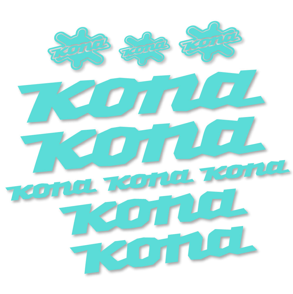 Stickers Kona compatibles - Autocollants cadre vélo