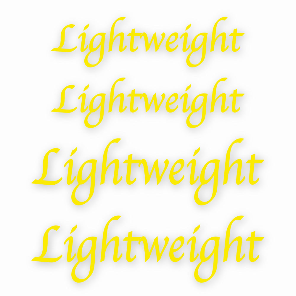 Stickers Lightweight compatibles Autocollants cadre