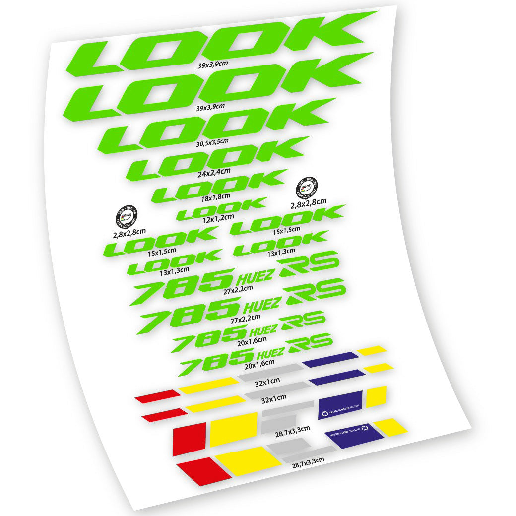 Stickers Look 785 Huez RS compatibles Autocollants cadre
