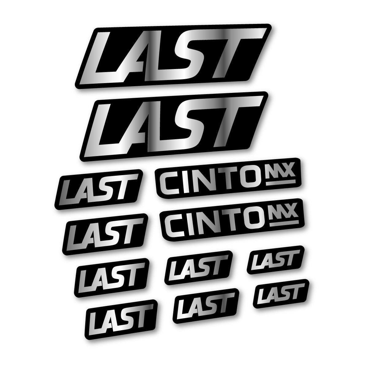 Chrome Silver decal for Last Cinto 2021-2026 frame – bike sticker vinyl