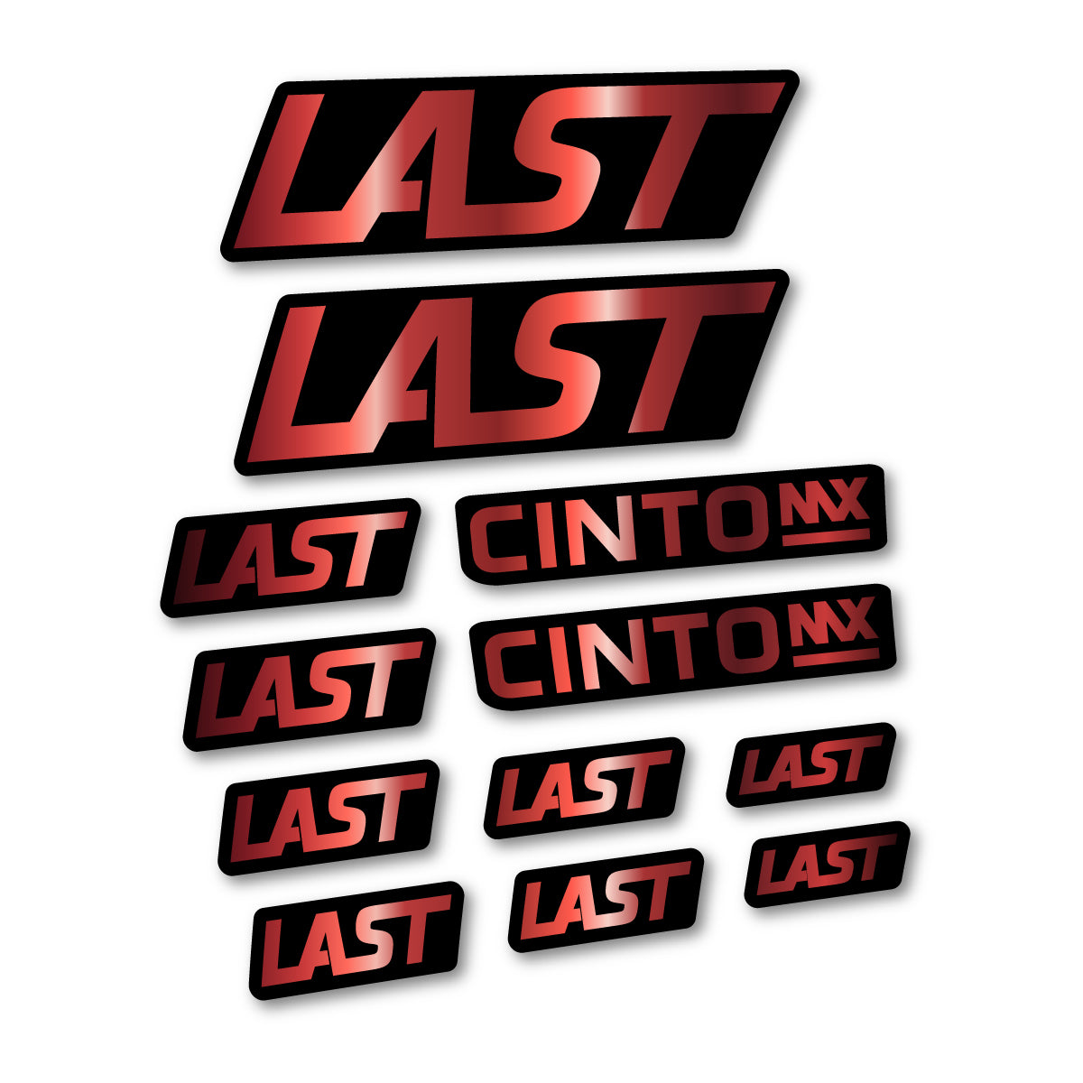 Stickers compatibles Last Cinto 2021-2026 pour cadre – autocollants vinyle - Cuivre