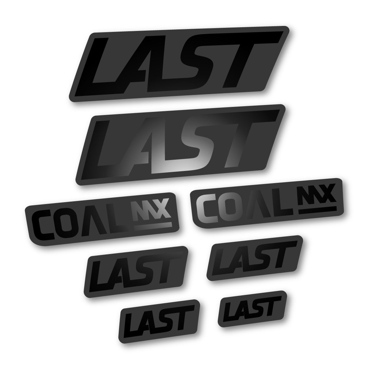 Black decal for Last Coal 2020-2026 frame – bike sticker vinyl