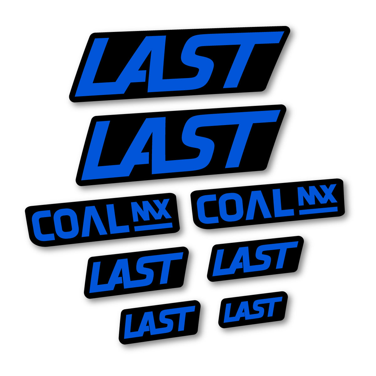 Stickers compatibles Last Coal 2020-2026 pour cadre – autocollants vinyle - Bleu Mer