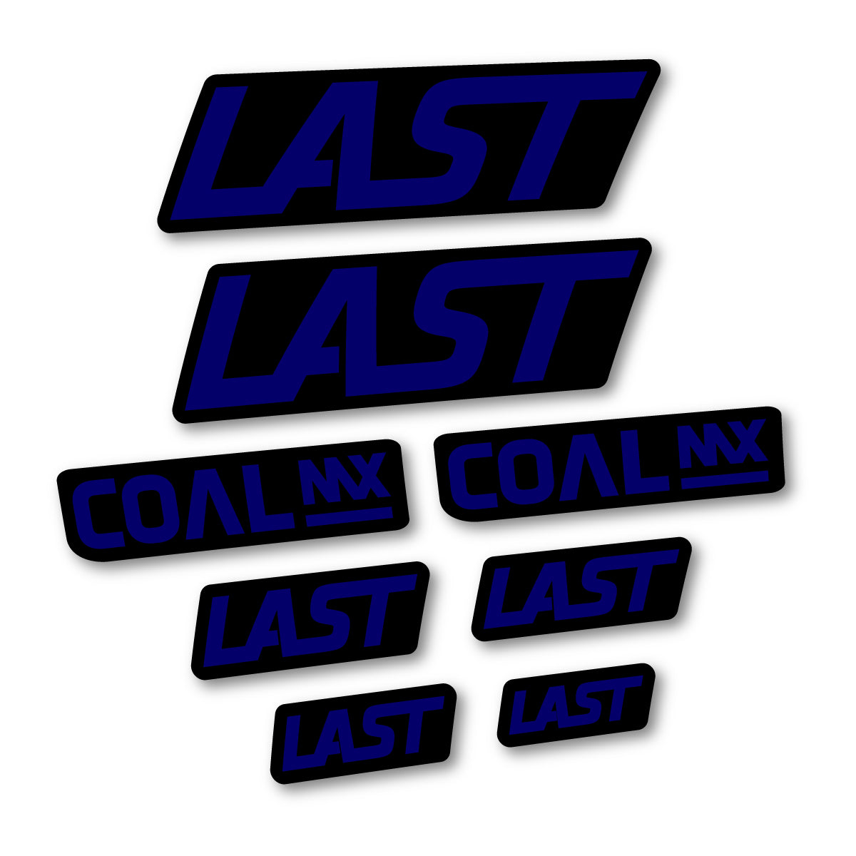 Stickers compatibles Last Coal 2020-2026 pour cadre – autocollants vinyle - Bleu Scandinave