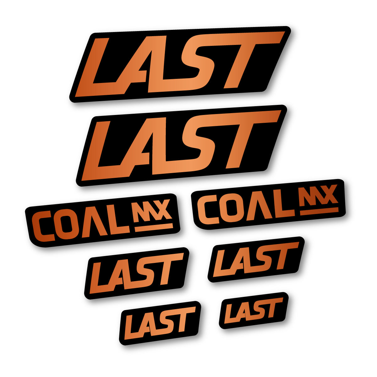 Stickers compatibles Last Coal 2020-2026 pour cadre – autocollants vinyle - Bronze