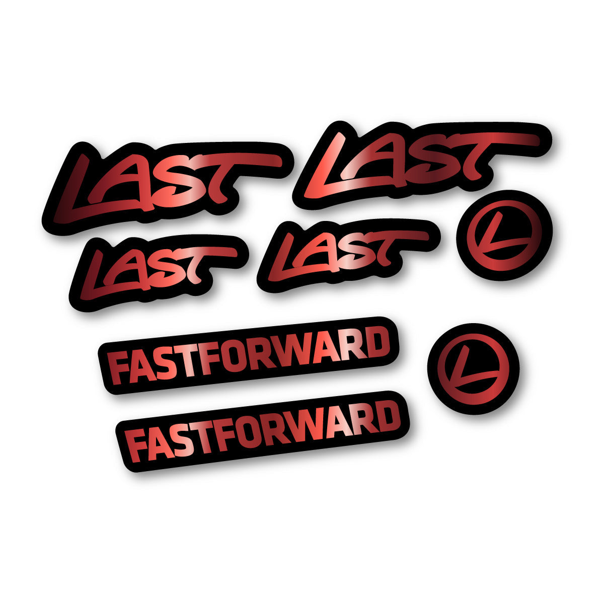 Copper decal for Last Fast Forward 2016-2026 frame – bike sticker vinyl