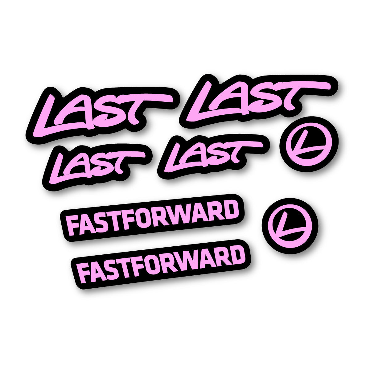Light Lilac decal for Last Fast Forward 2016-2026 frame – bike sticker vinyl