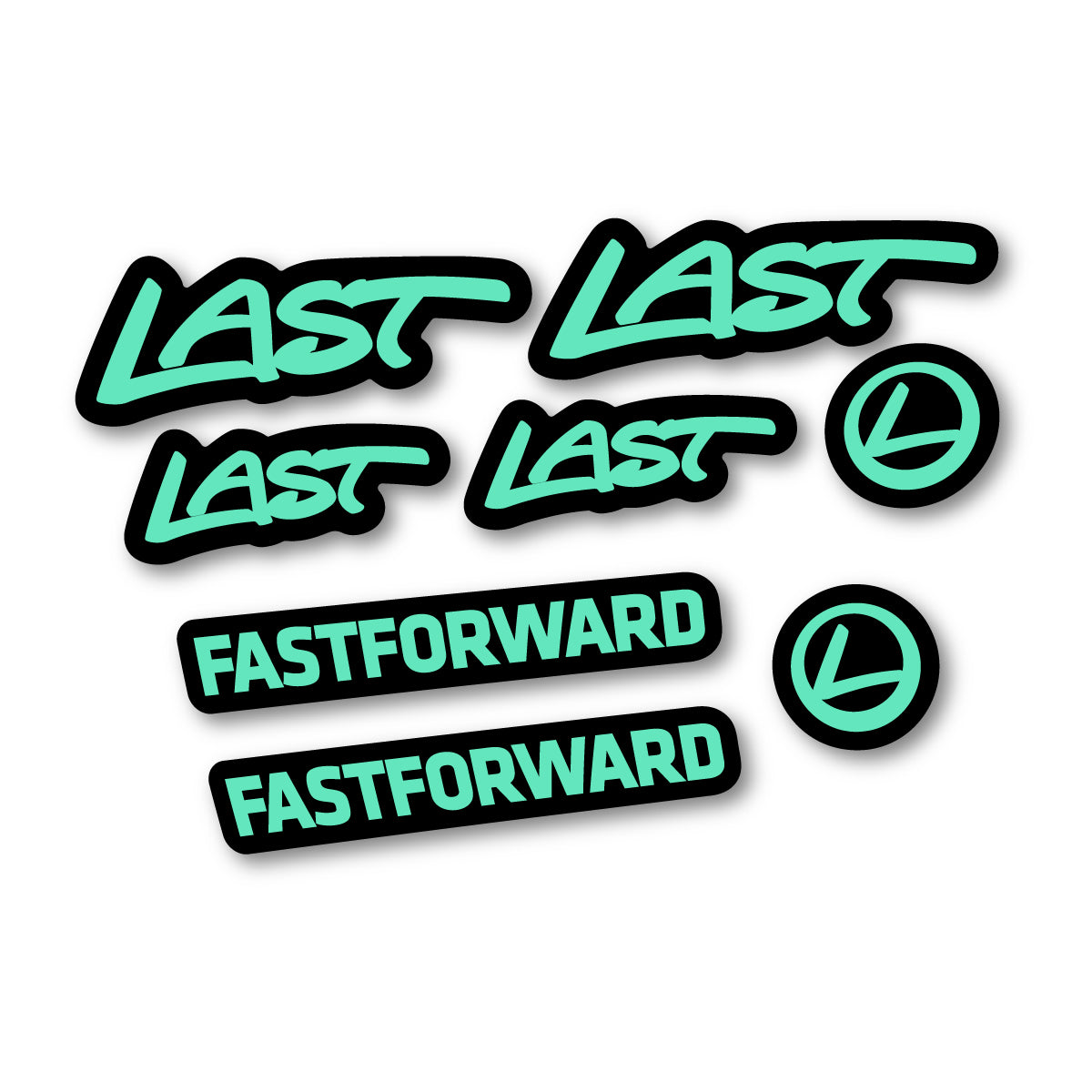 Mint decal for Last Fast Forward 2016-2026 frame – bike sticker vinyl
