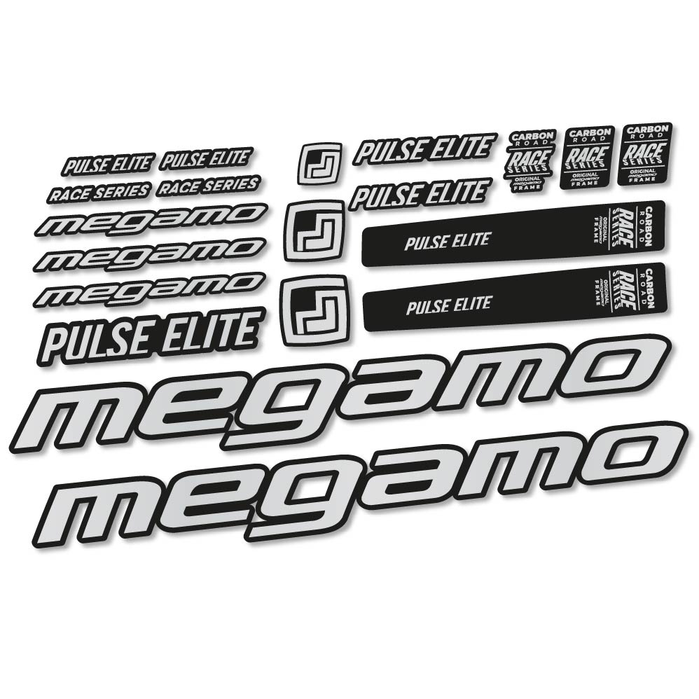 Stickers Megamo Pulse Elite 2022 compatibles Autocollants cadre