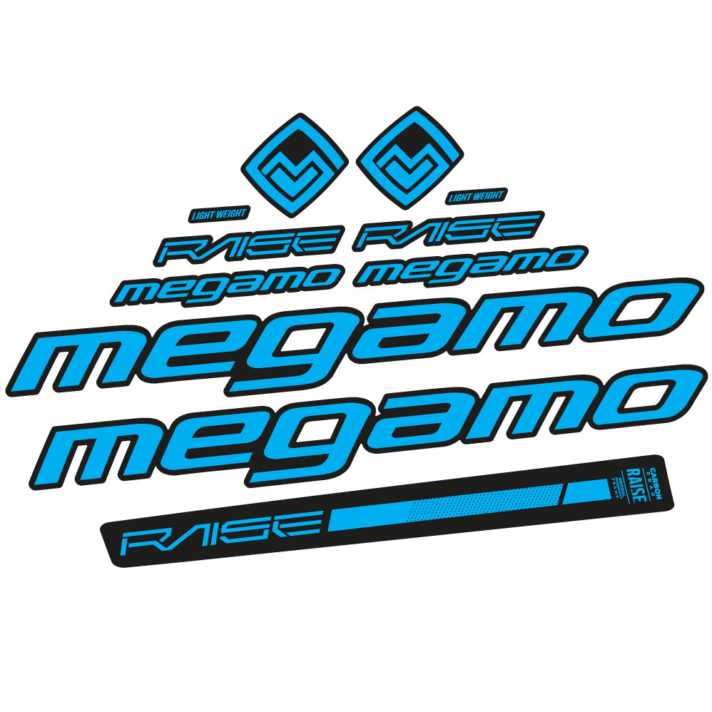 Stickers Megamo Raise 10 2020 compatibles Autocollants cadre