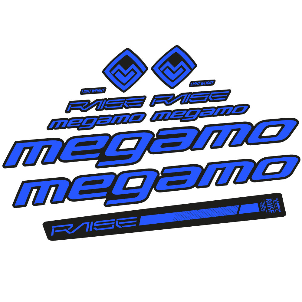Stickers Megamo Raise 10 2020 compatibles Autocollants cadre