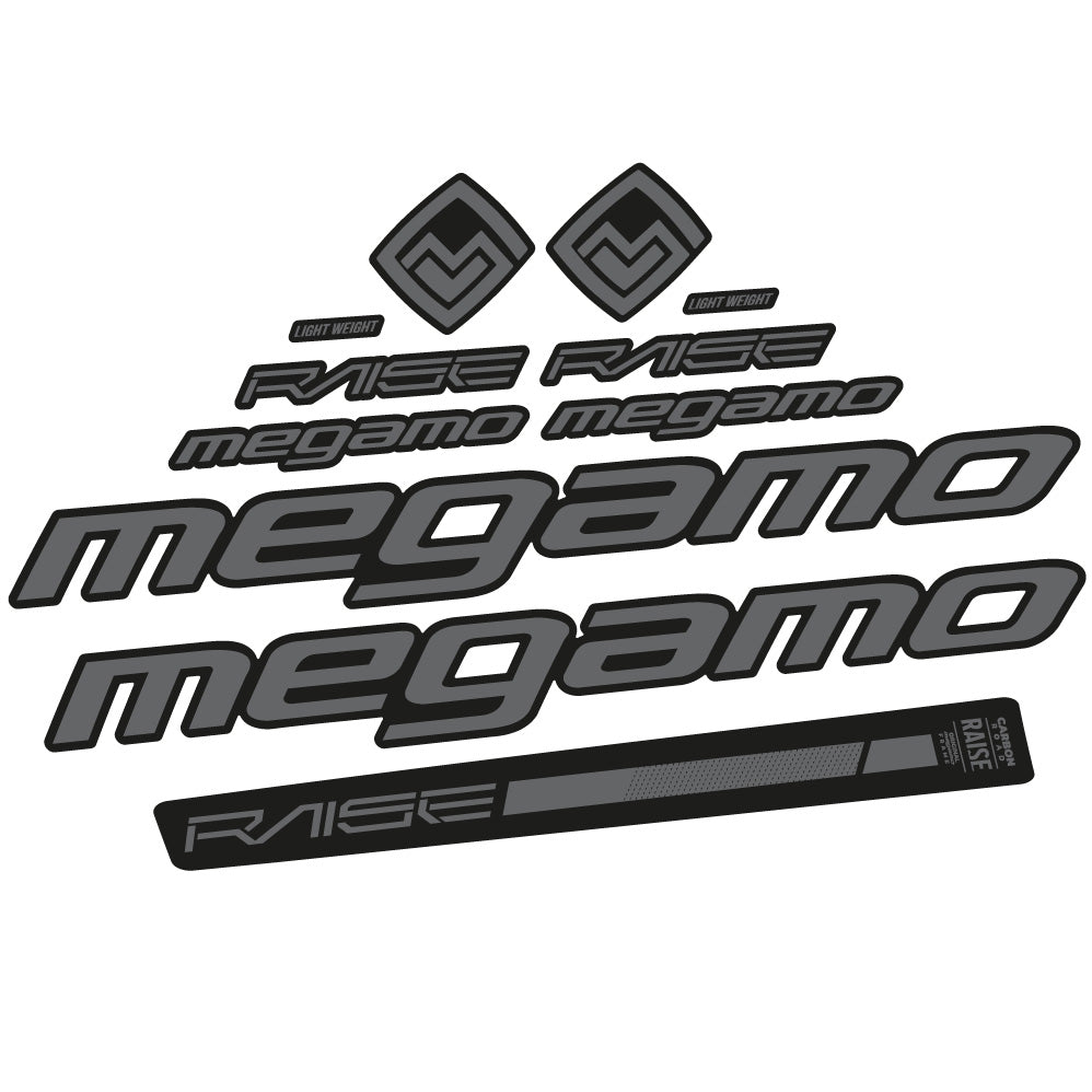 Stickers Megamo Raise 10 2020 compatibles Autocollants cadre