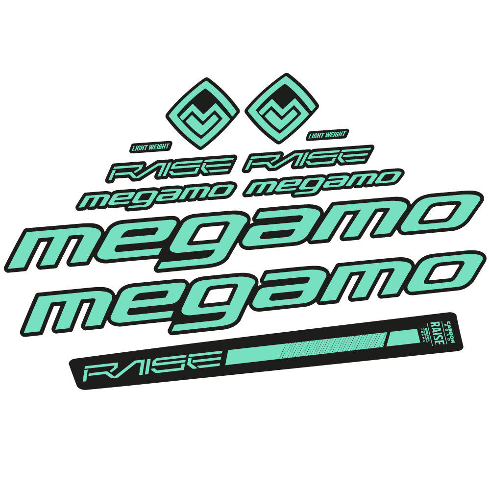 Stickers Megamo Raise 10 2020 compatibles Autocollants cadre