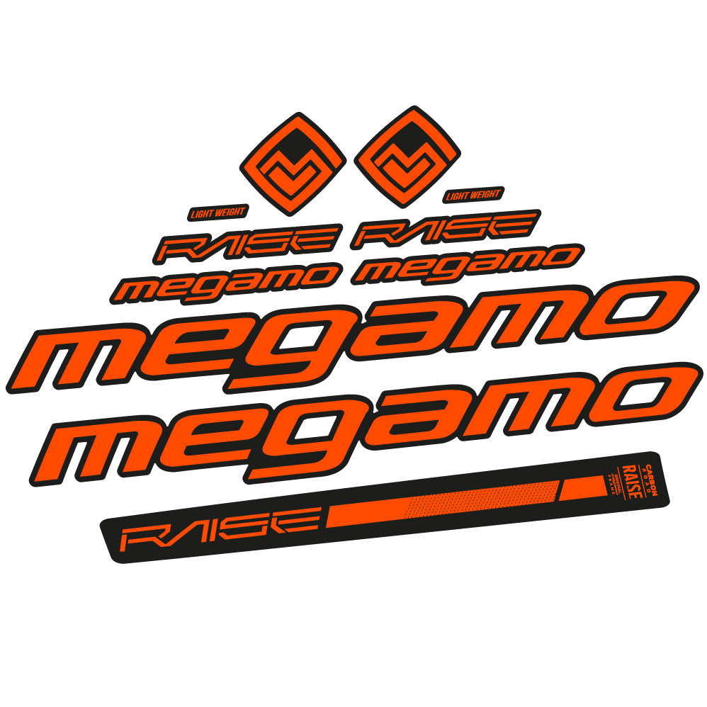 Stickers Megamo Raise 10 2020 compatibles Autocollants cadre