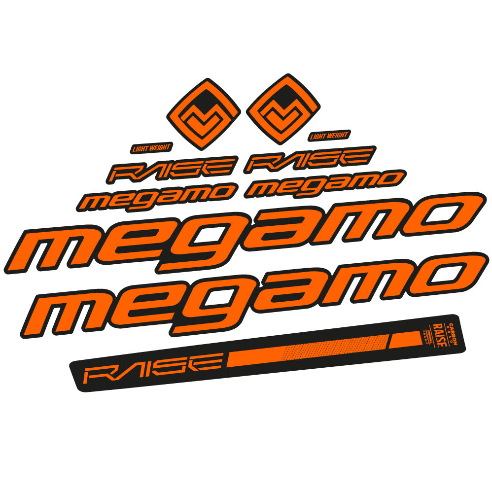 Stickers Megamo Raise 10 2020 compatibles Autocollants cadre