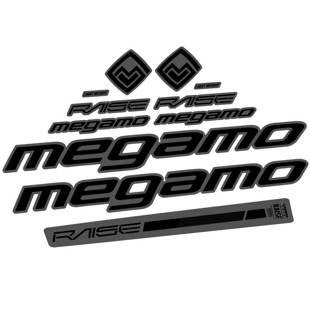 Stickers Megamo Raise 10 2020 compatibles Autocollants cadre