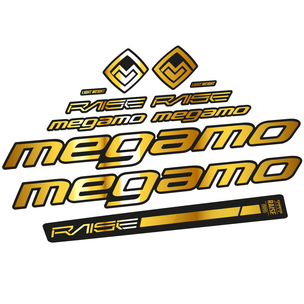 Stickers Megamo Raise 10 2020 compatibles Autocollants cadre