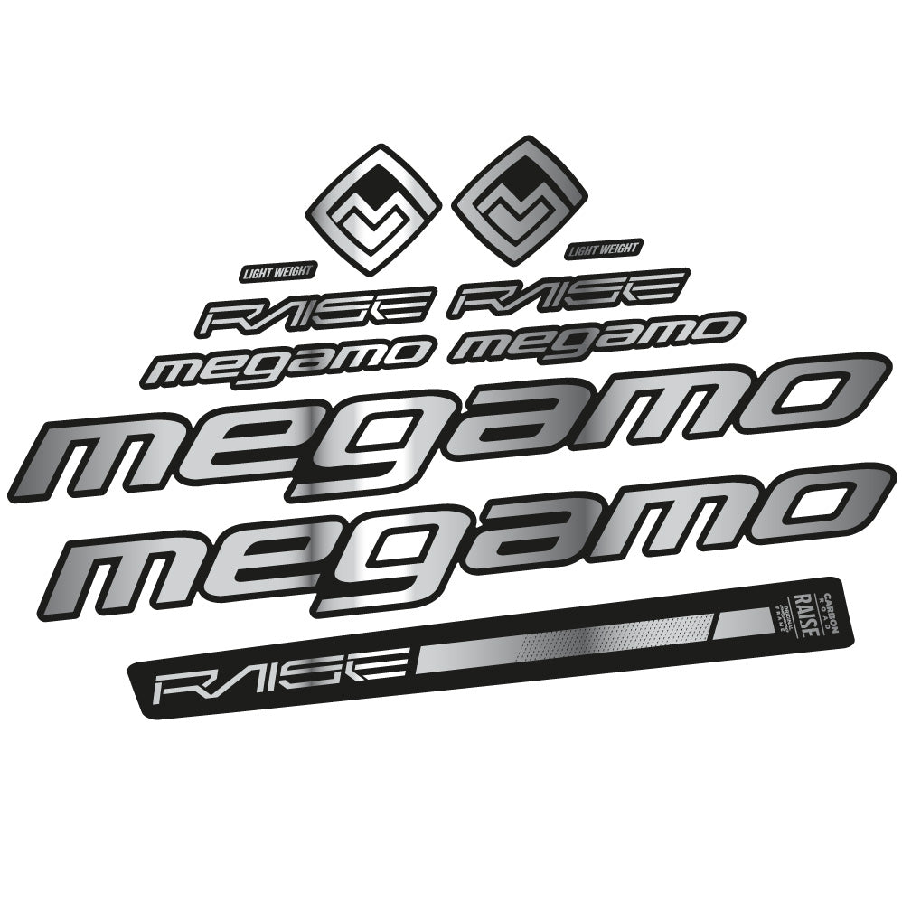 Stickers Megamo Raise 10 2020 compatibles Autocollants cadre