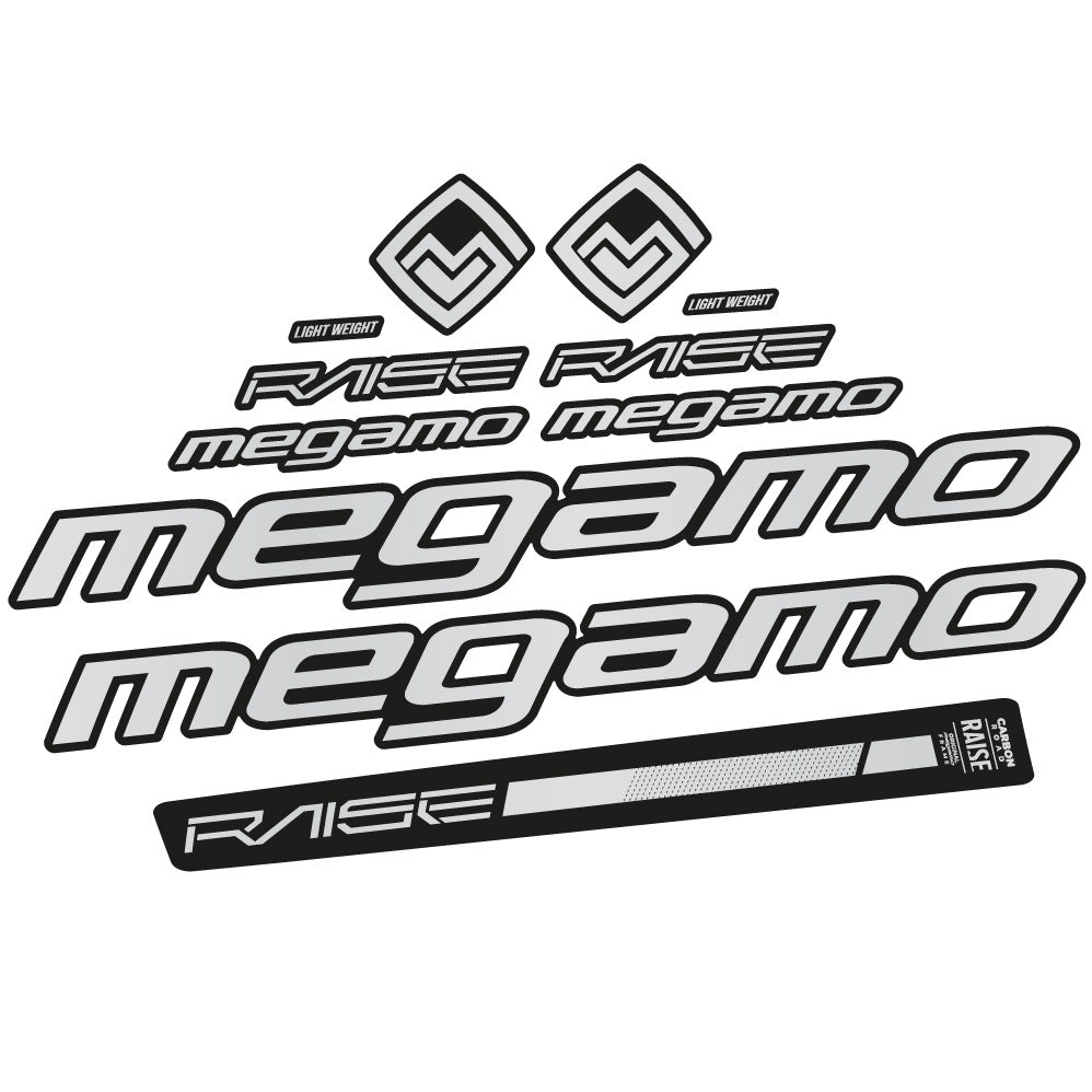 Stickers Megamo Raise 10 2020 compatibles Autocollants cadre