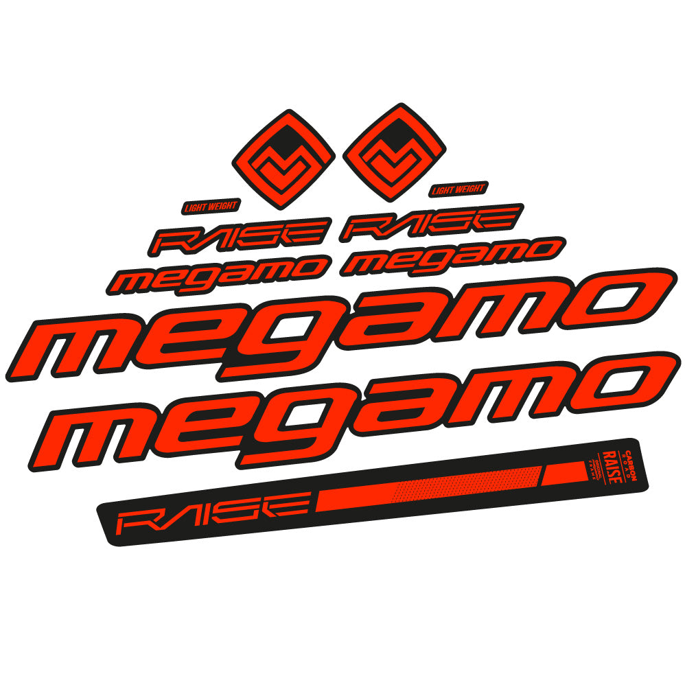 Stickers Megamo Raise 10 2020 compatibles Autocollants cadre