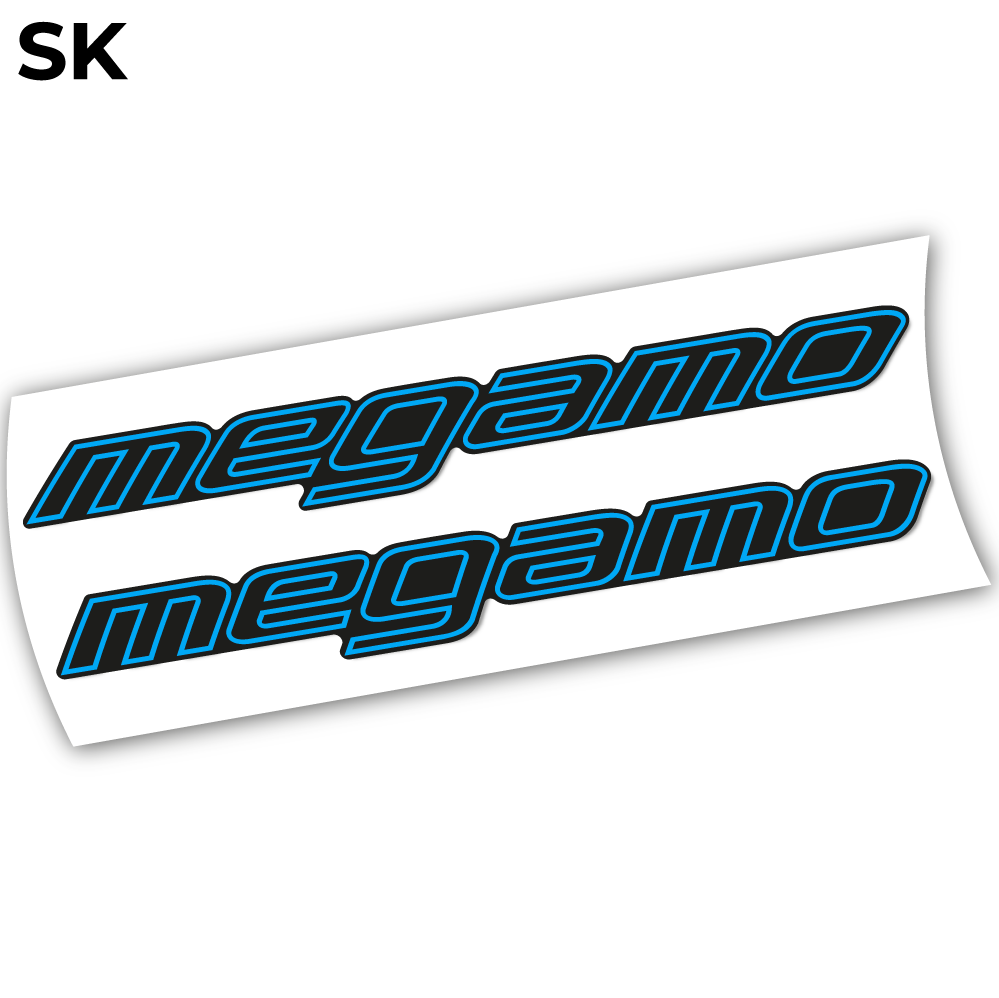 Stickers Megamo Trak 08 2021 compatibles Autocollants cadre