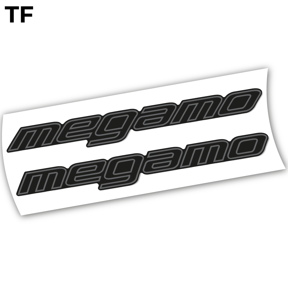 Stickers Megamo Trak 08 2021 compatibles Autocollants cadre