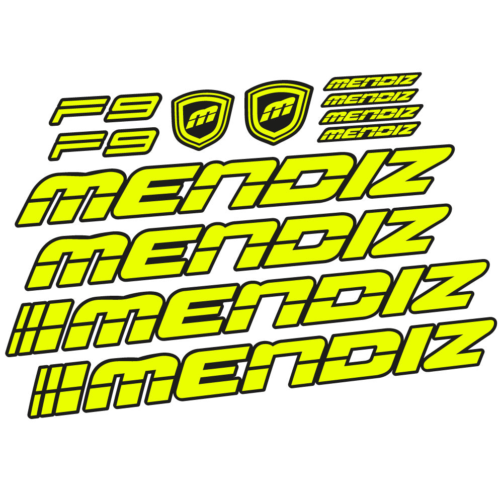 Stickers Mendiz F9 2021 compatibles Autocollants cadre