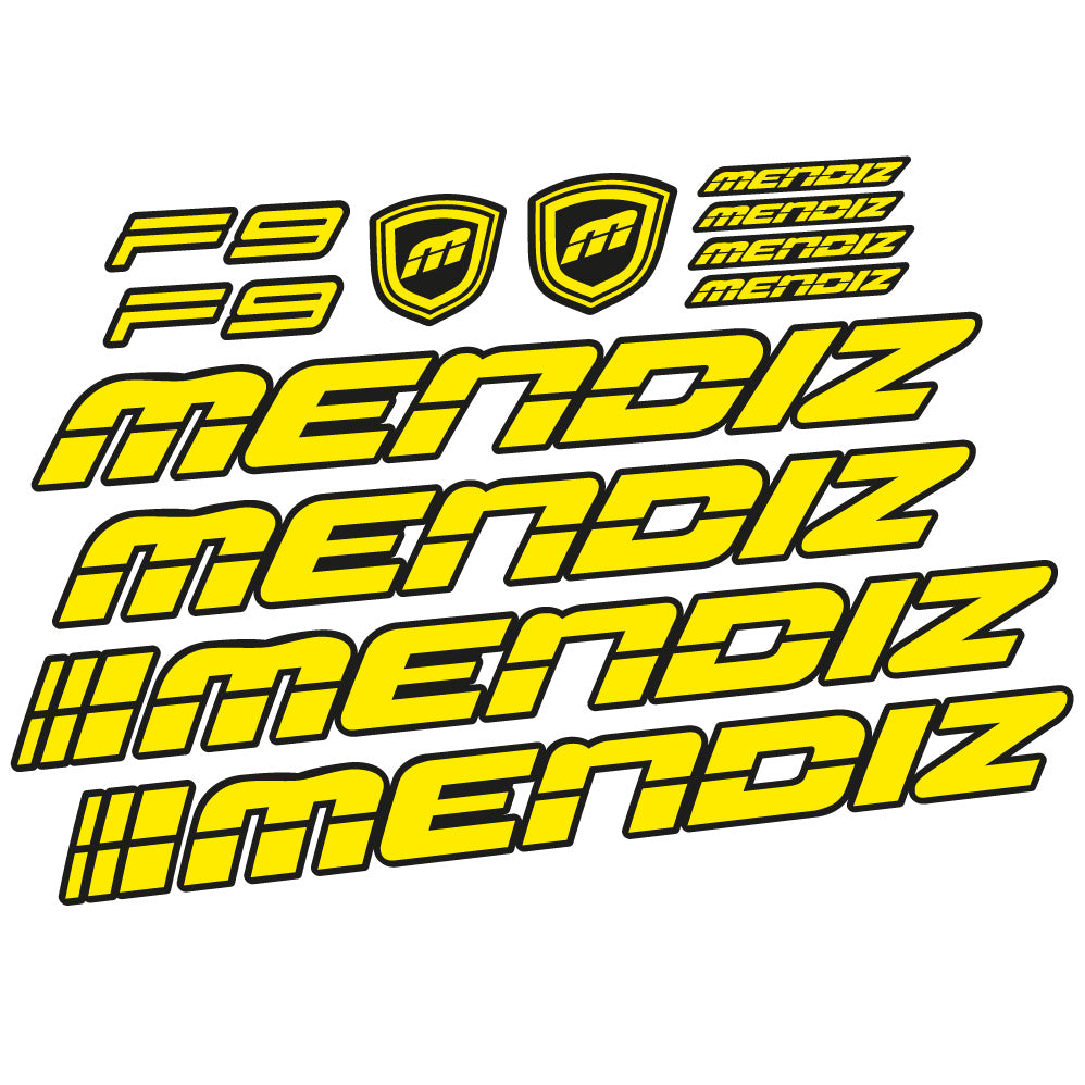 Stickers Mendiz F9 2021 compatibles Autocollants cadre