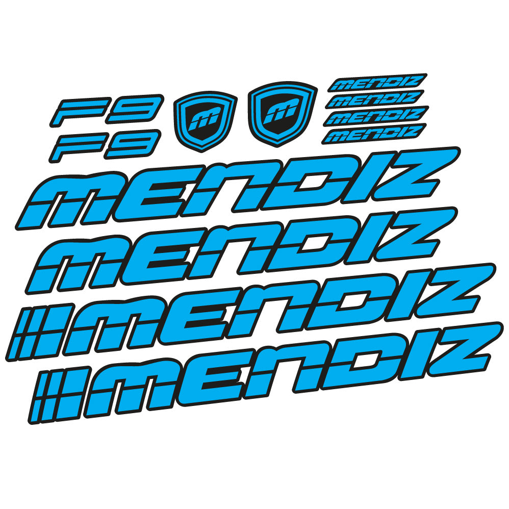 Stickers Mendiz F9 2021 compatibles Autocollants cadre