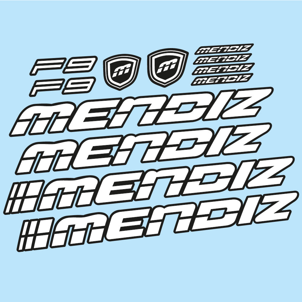 Stickers Mendiz F9 2021 compatibles Autocollants cadre