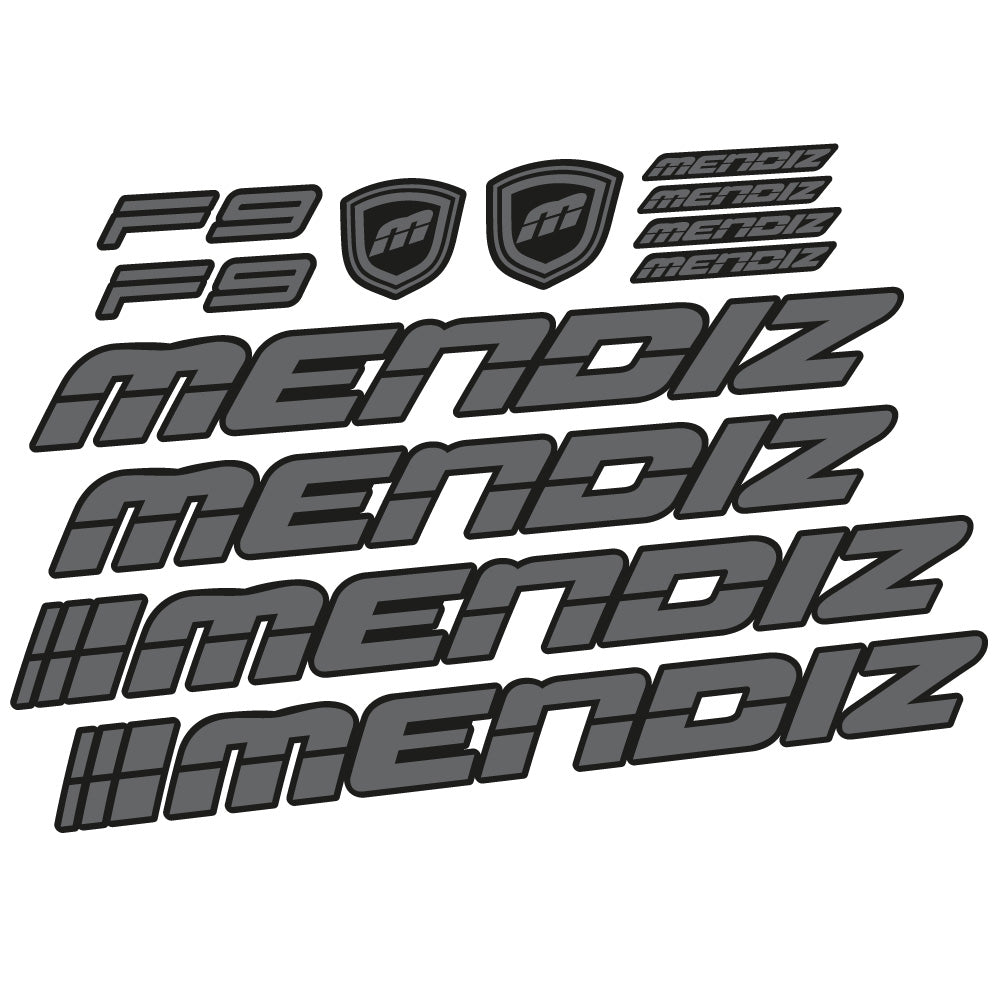 Stickers Mendiz F9 2021 compatibles Autocollants cadre
