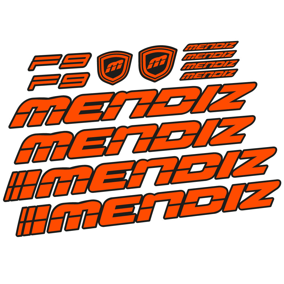 Stickers Mendiz F9 2021 compatibles Autocollants cadre