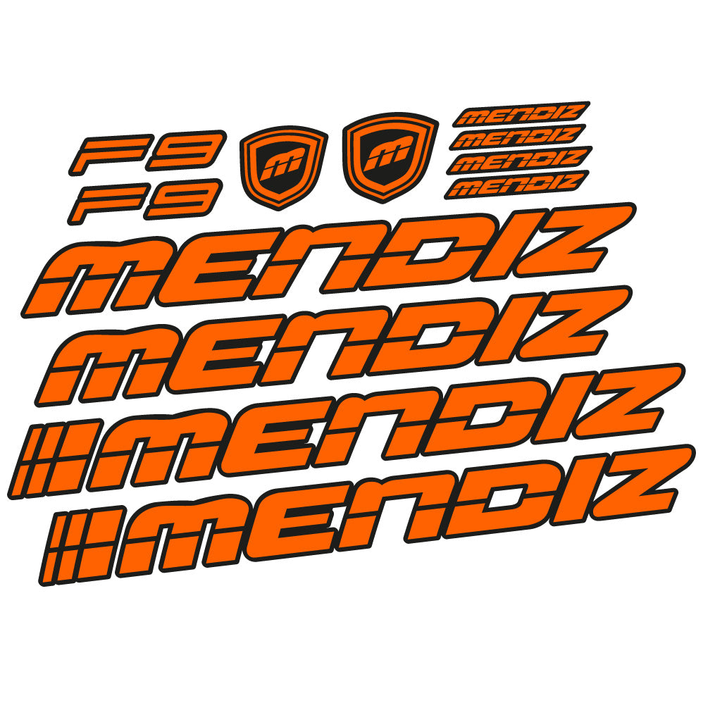 Stickers Mendiz F9 2021 compatibles Autocollants cadre