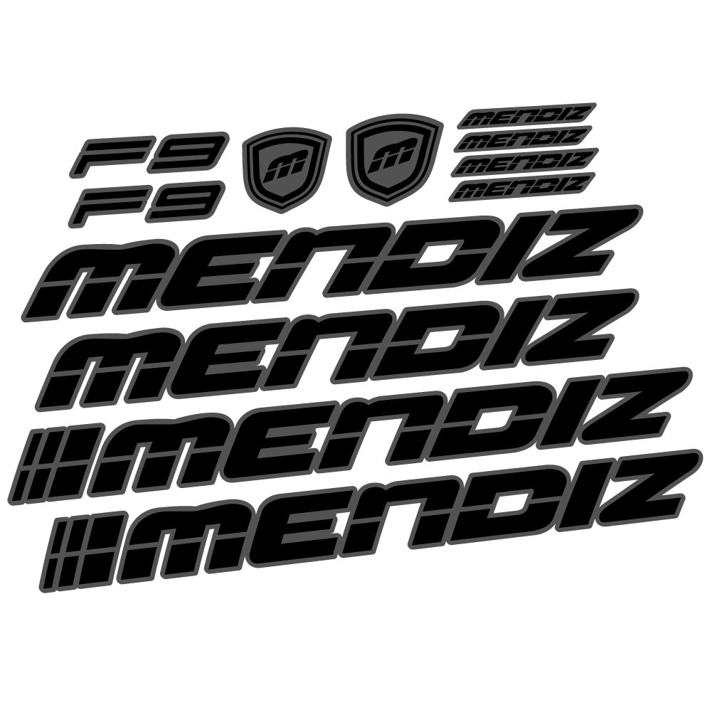 Stickers Mendiz F9 2021 compatibles Autocollants cadre