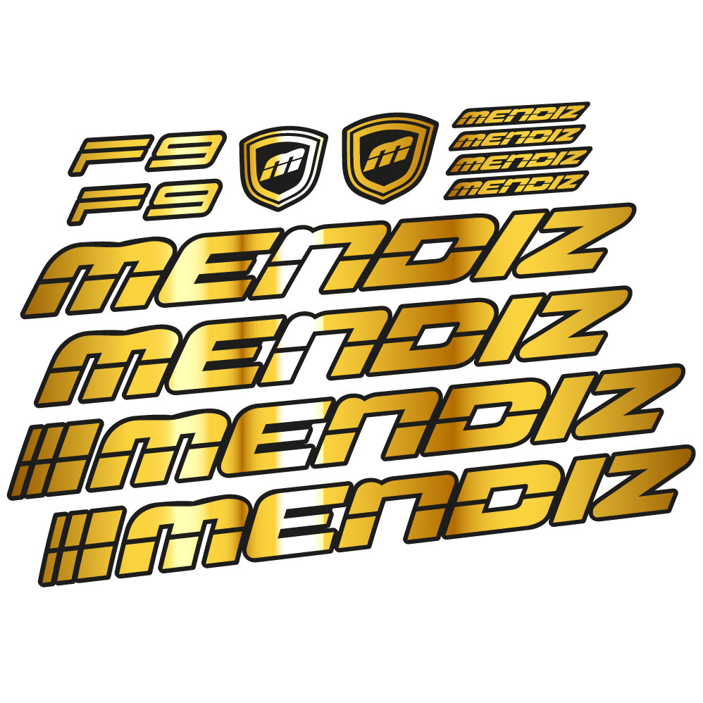 Stickers Mendiz F9 2021 compatibles Autocollants cadre
