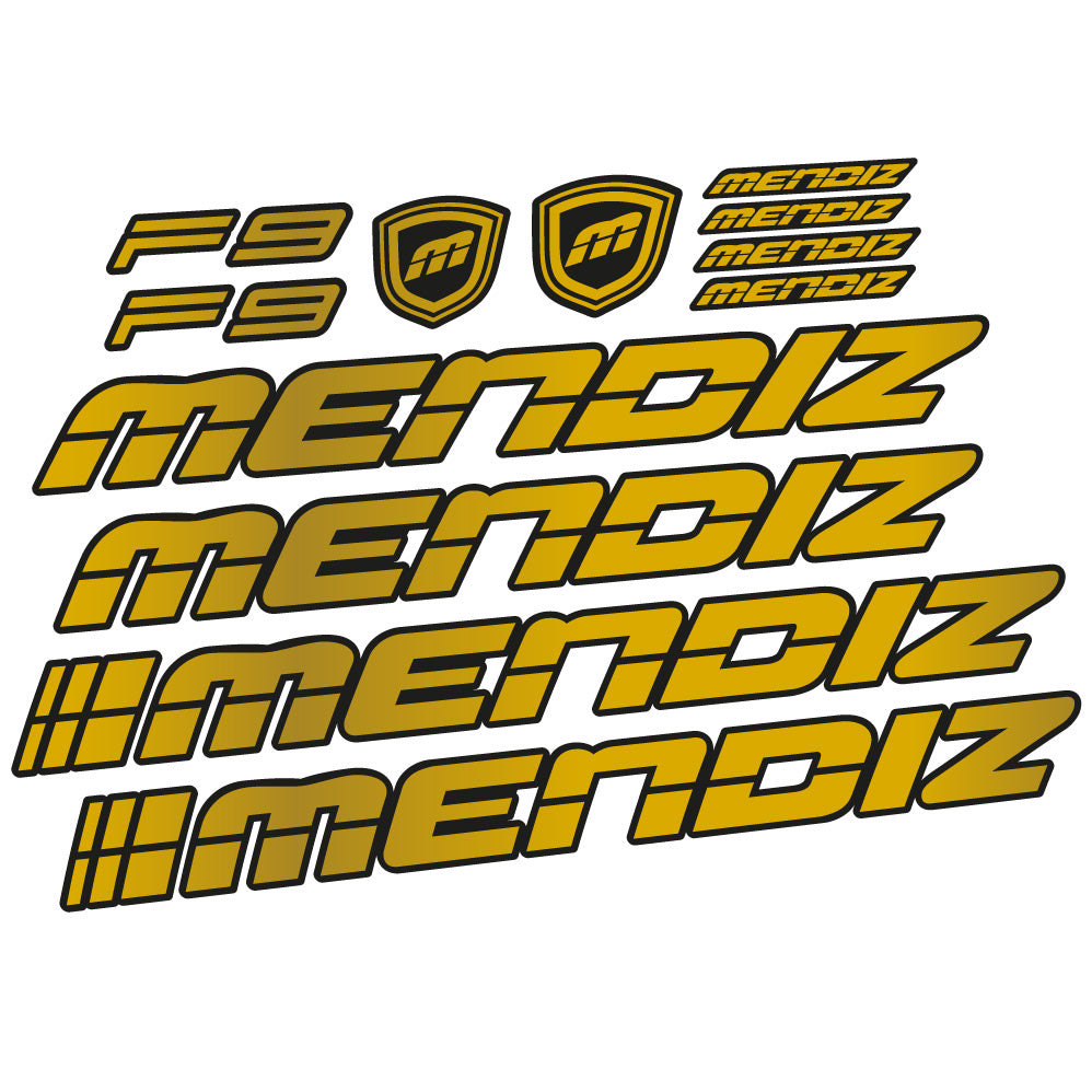 Stickers Mendiz F9 2021 compatibles Autocollants cadre