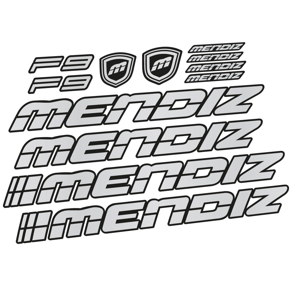 Stickers Mendiz F9 2021 compatibles Autocollants cadre