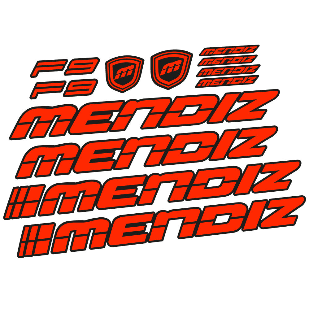 Stickers Mendiz F9 2021 compatibles Autocollants cadre