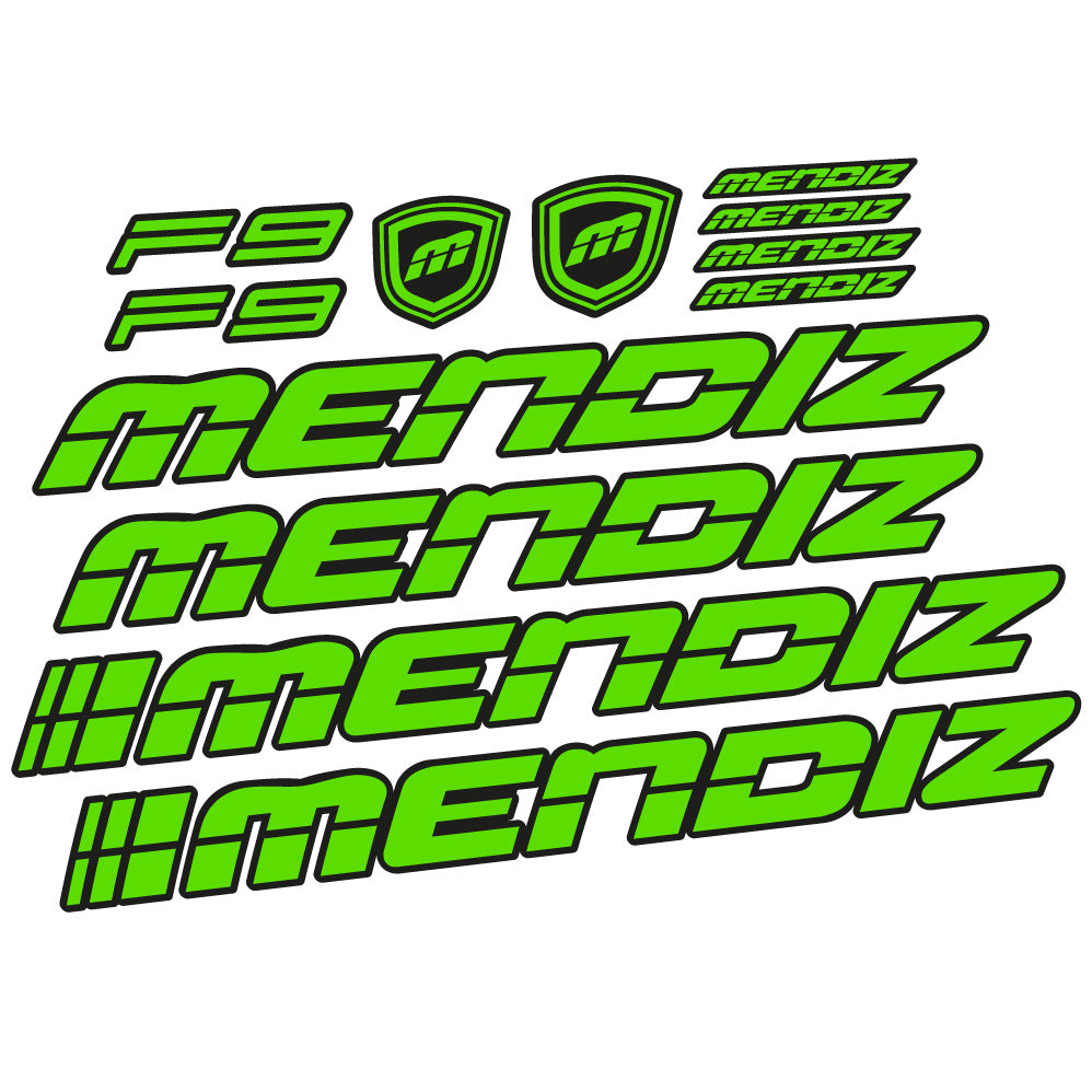 Stickers Mendiz F9 2021 compatibles Autocollants cadre