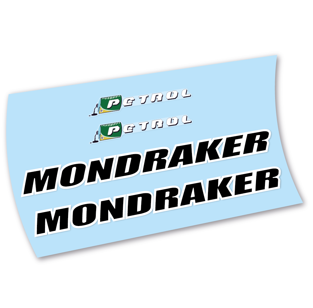 Stickers Mondraker Petrol 2004 compatibles Autocollants cadre Vintage